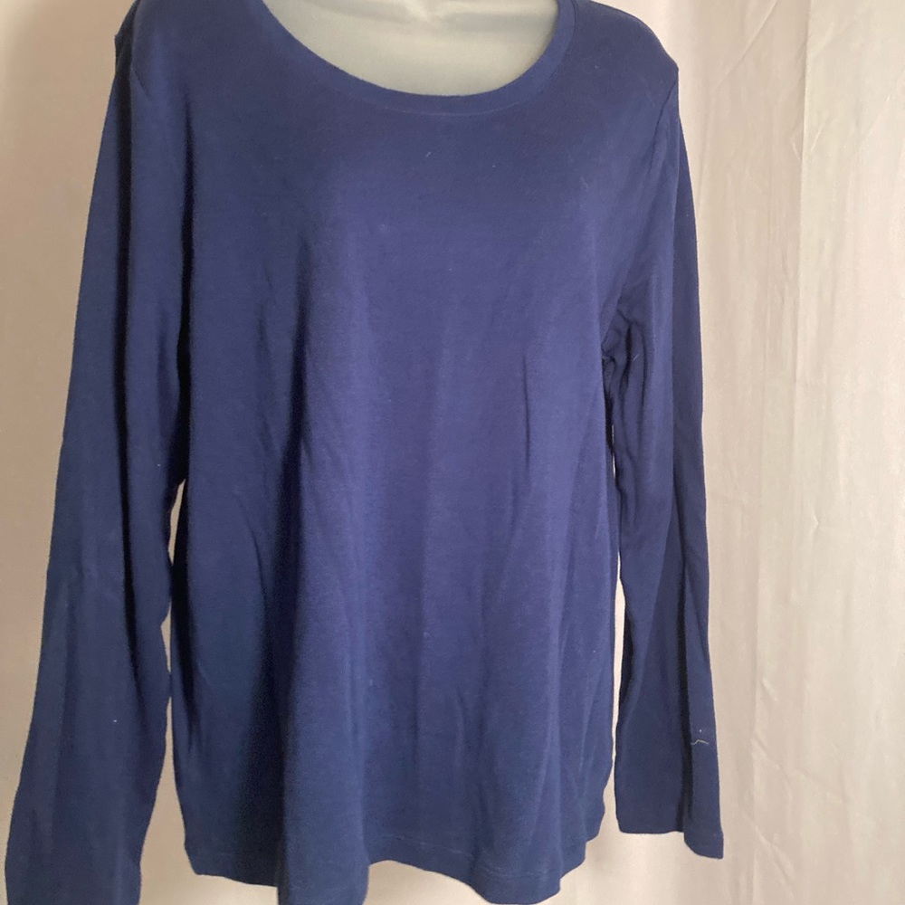 Long sleeve xl top blue